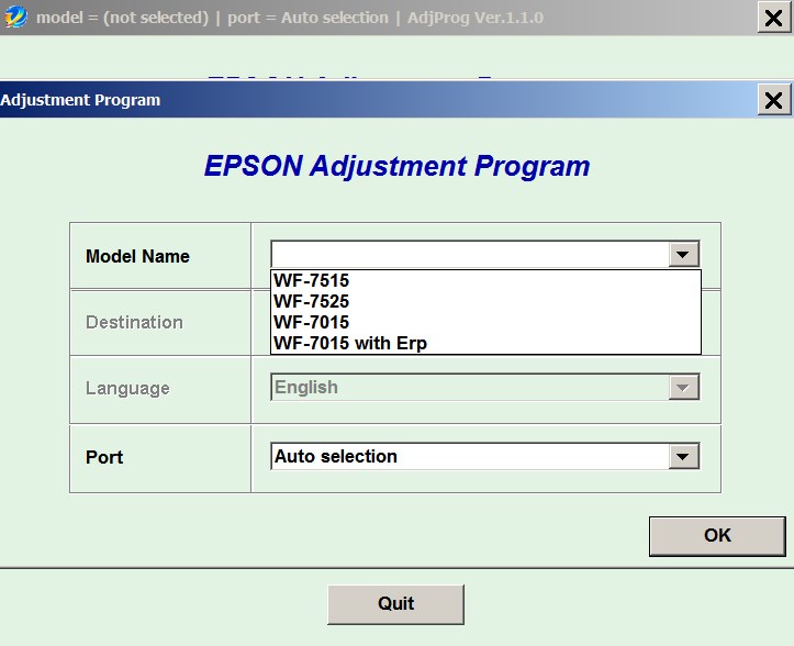 EPSON Adjustment Program Reset L130-L220-L310-L360-L365 crack